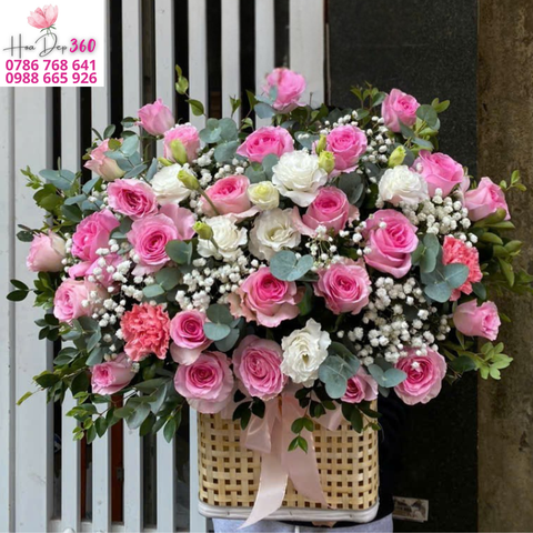 Giỏ hoa chúc mừng G179