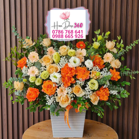 Giỏ hoa chúc mừng G103
