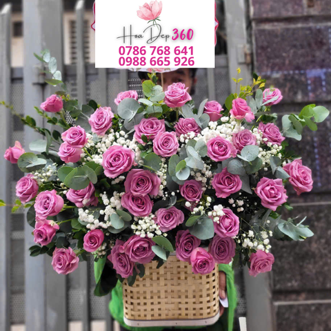 Giỏ hoa chúc mừng G181