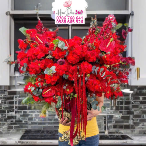 Bình hoa chúc mừng BH007