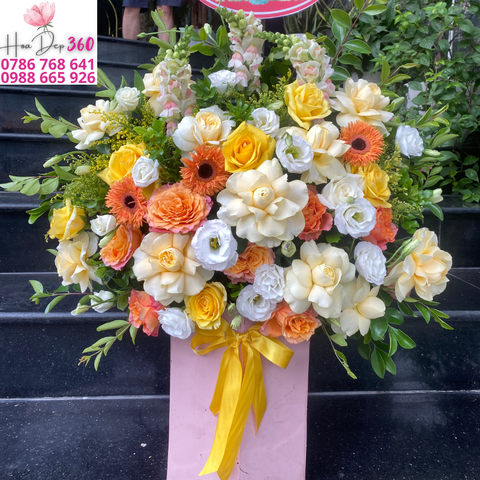 Giỏ hoa chúc mừng G149