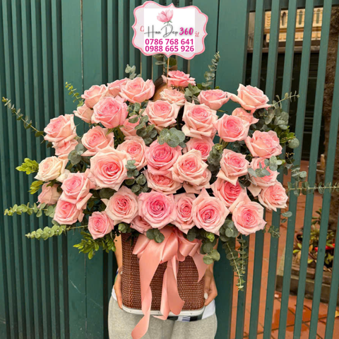 Giỏ hoa chúc mừng G186