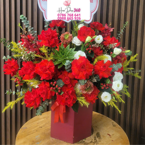 Giỏ hoa chúc mừng G027