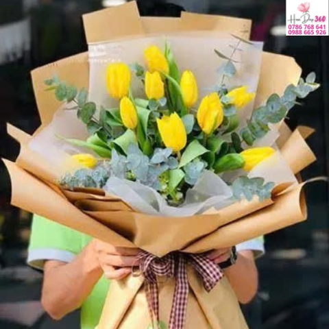 Tulip Vàng Rực Rỡ Tinh Khôi