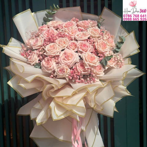 Bó hoa hồng 107