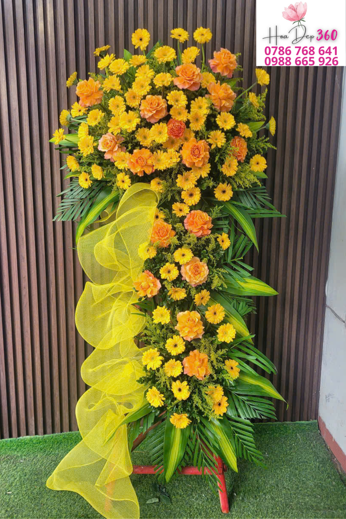 hoa mừng khai trương