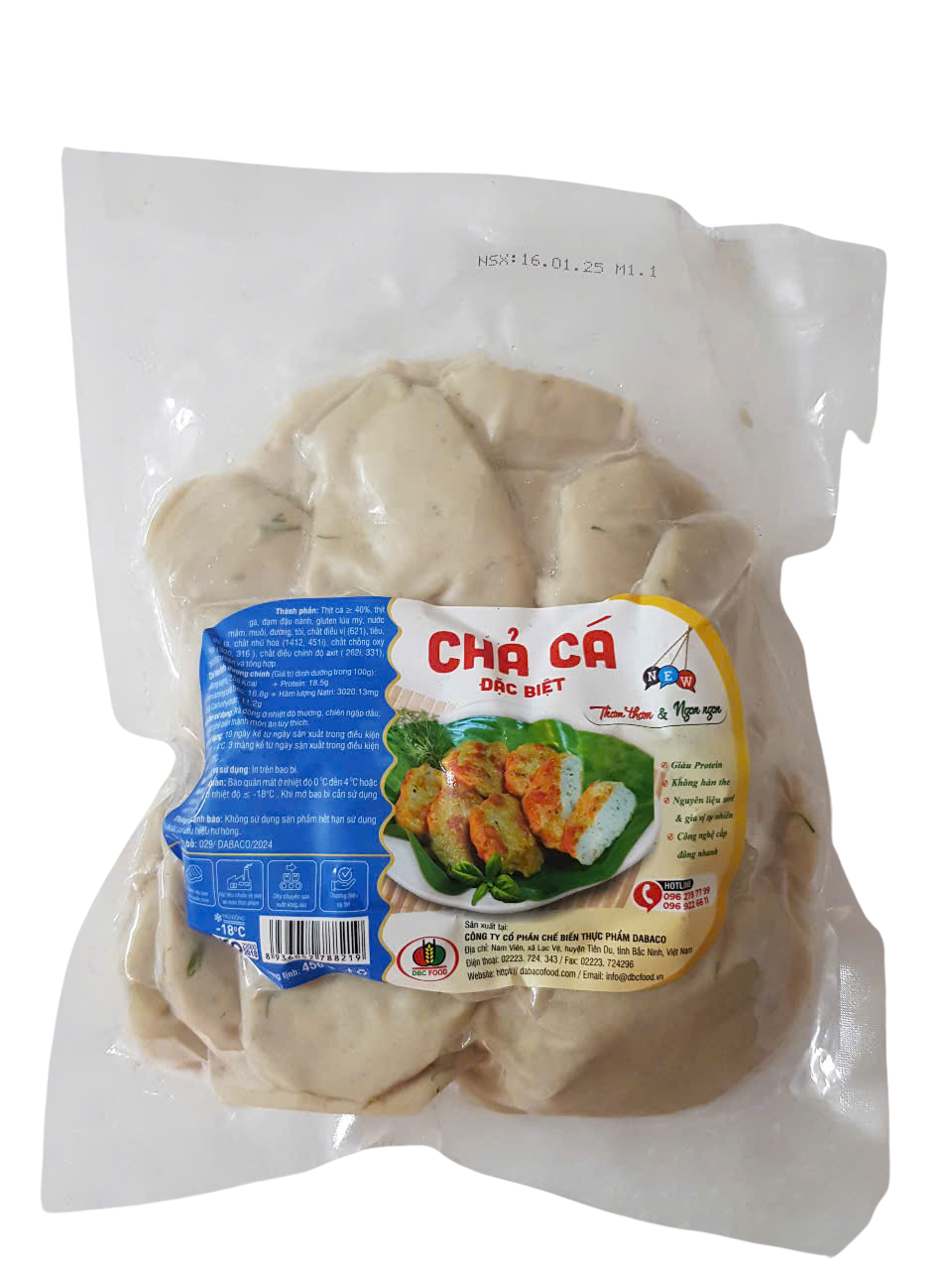 Chả cá đặc biệt 20gr (Liên hệ) 