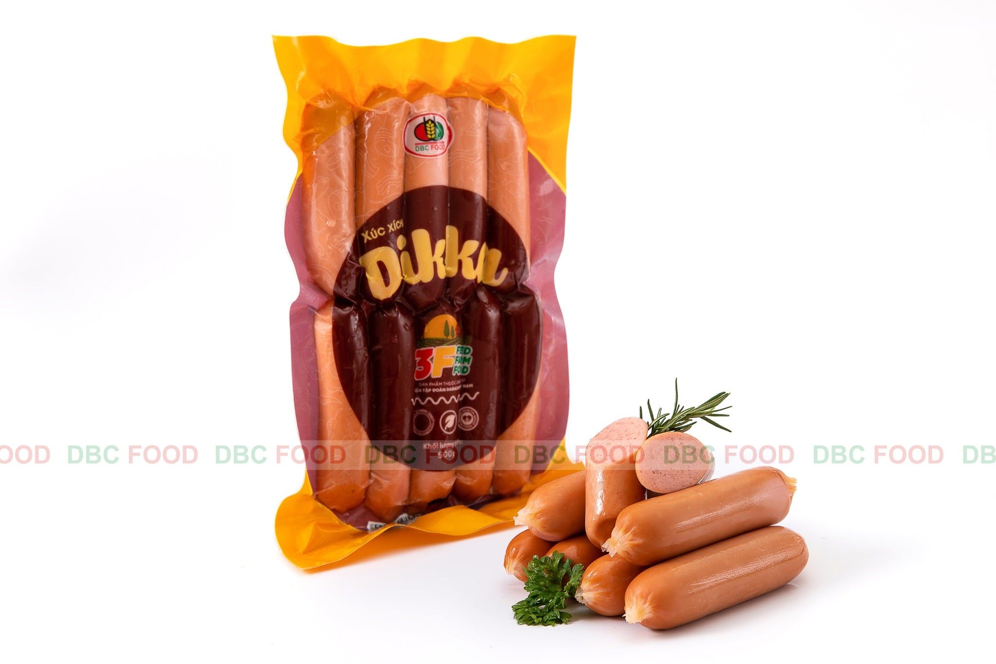  Xúc Xích Tươi Dikka 500g (Liên hệ) 