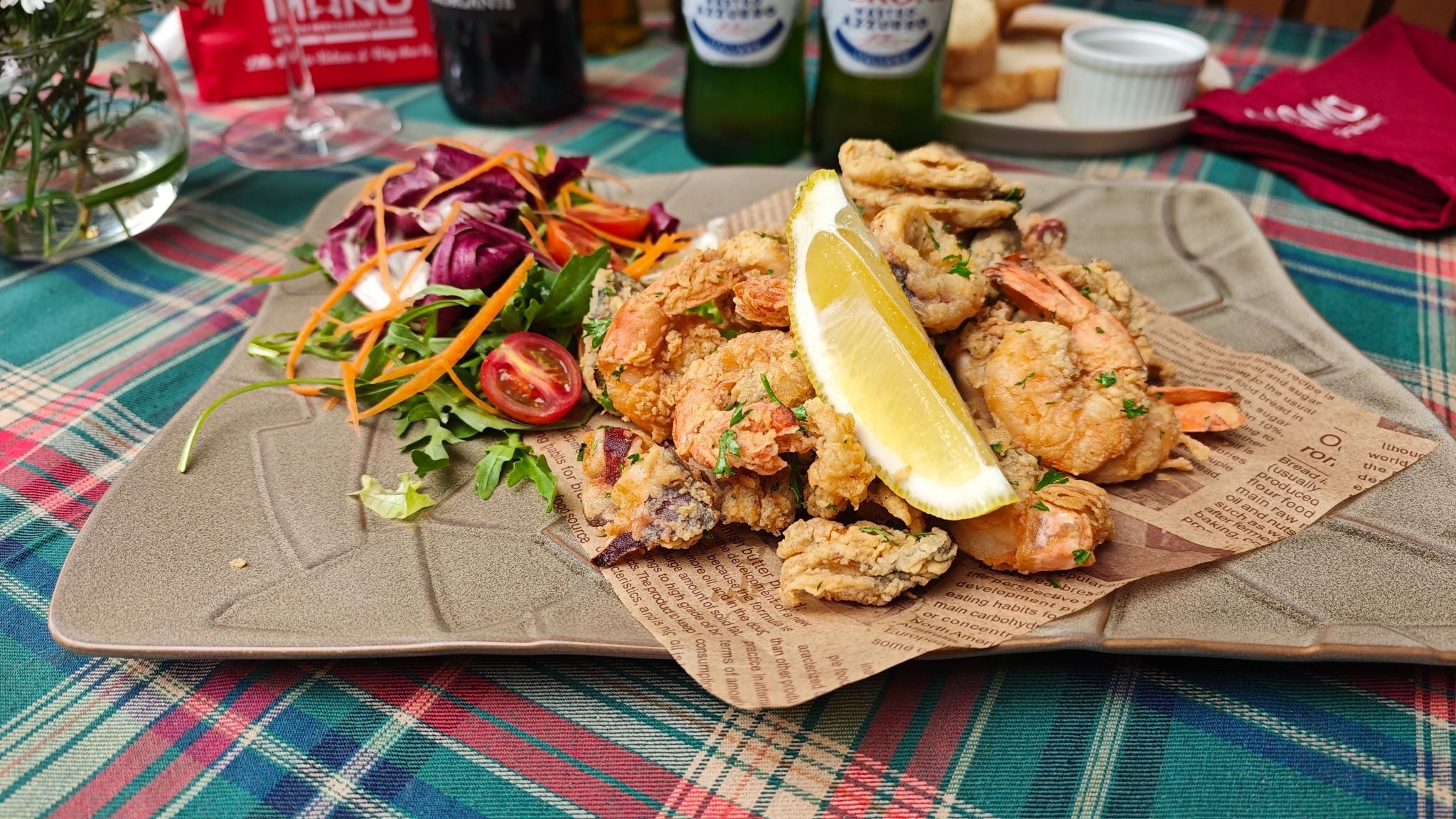  Calamari e Gamberi Fritti 