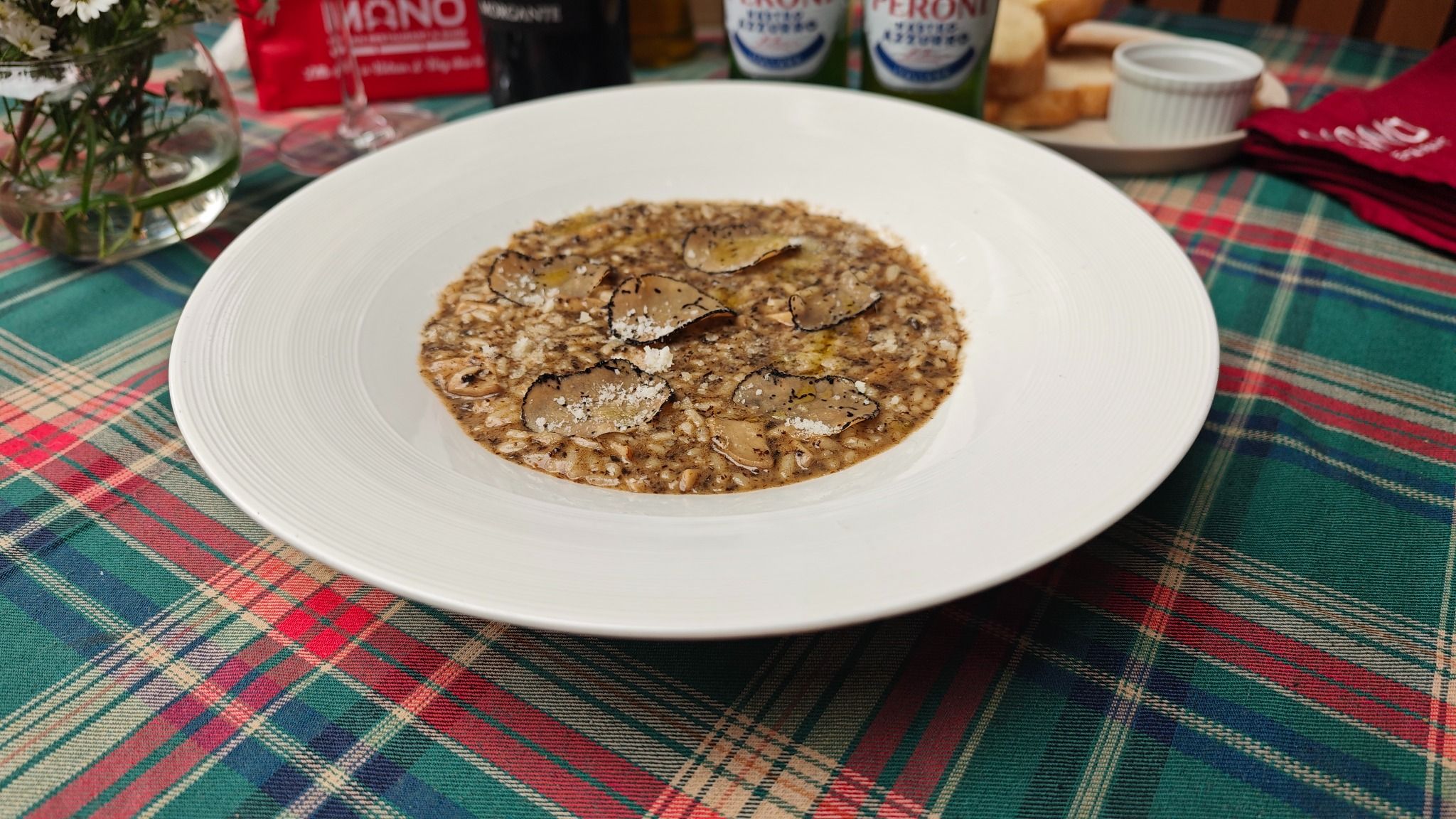  Risotto or Tagliatelle al Tartufo Nero 