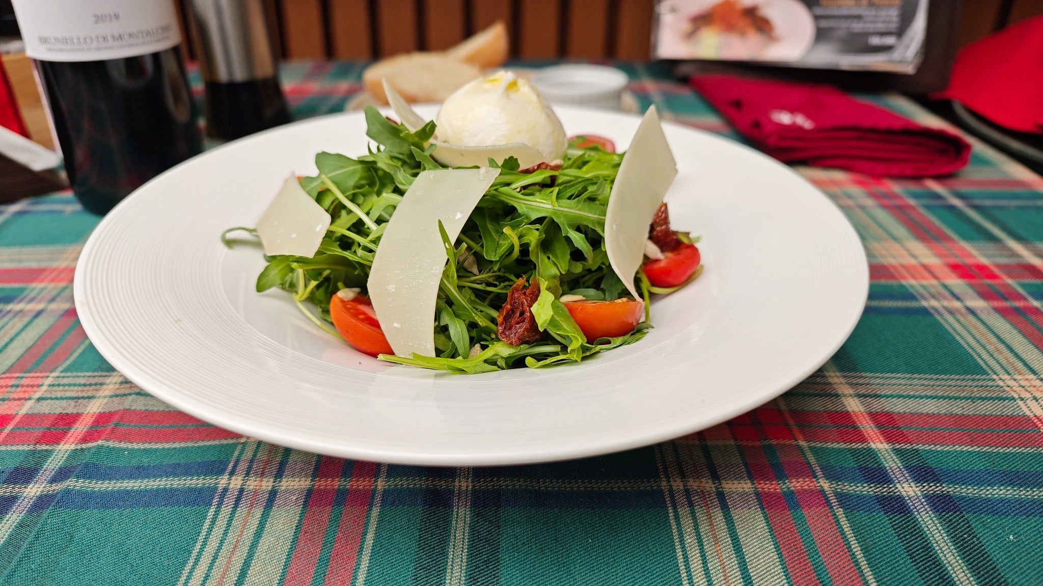  Insalata di Rucola con Burrata Mini 