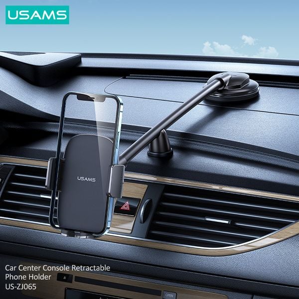 Giá Đỡ Điện Thoại Ô Tô USAMS ZJ065 (Car Console version, 360° rotation, Suitable for 4.7-7.2