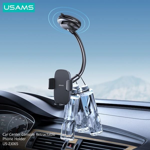 Giá Đỡ Điện Thoại Ô Tô USAMS ZJ065 (Car Console version, 360° rotation, Suitable for 4.7-7.2
