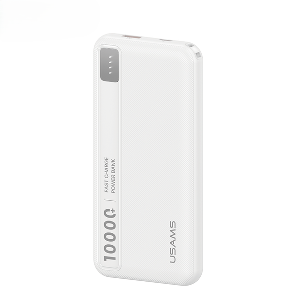 Pin Dự Phòng USAMS CD262 PB89 10000mAh 10W (1*Type-C + 1*USB-A port, LED Display, 3C Certification)