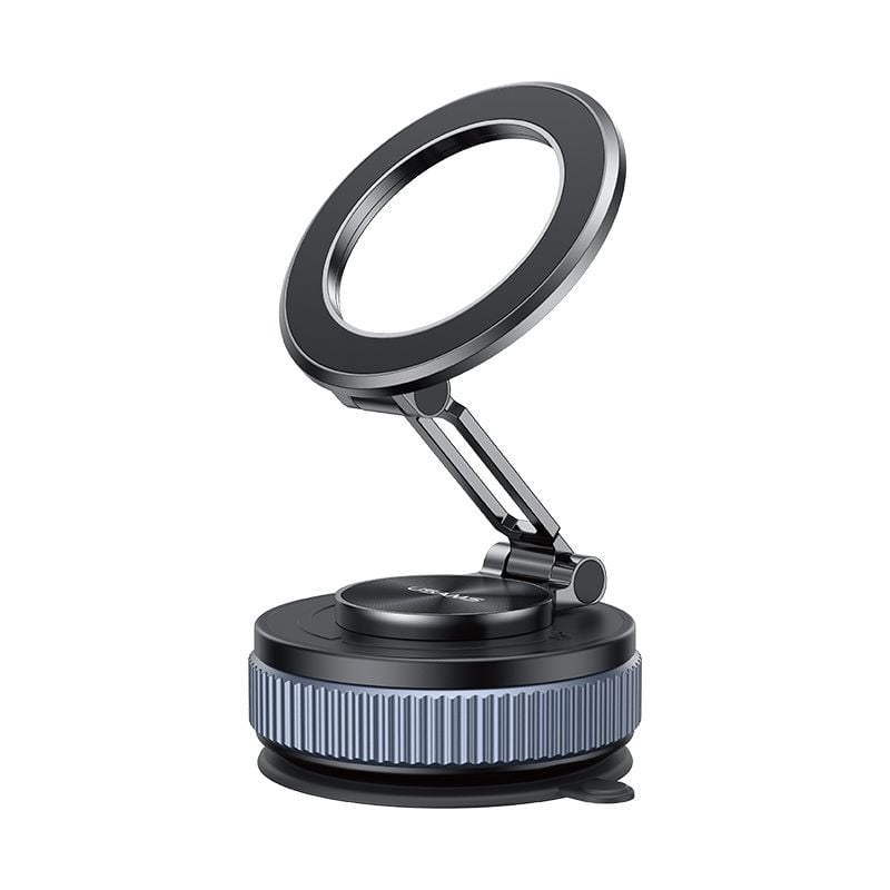 Đế Giữ Điện Thoại Hút Chân Không + Từ Tính Trên Ô Tô USAMS ZJ084 (3-Axis folding, N52 Strong magnetic adsorption, 720° Rotation)