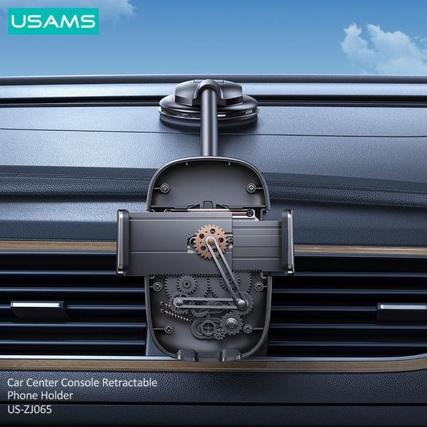 Giá Đỡ Điện Thoại Ô Tô USAMS ZJ065 (Car Console version, 360° rotation, Suitable for 4.7-7.2