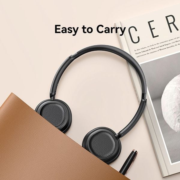 Tai Nghe Chụp Tai Bluetooth USAMS SR01 (Bluetooth v5.3, 350mAh, 40H, 360° ANC)