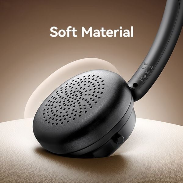 Tai Nghe Chụp Tai Bluetooth USAMS SR01 (Bluetooth v5.3, 350mAh, 40H, 360° ANC)