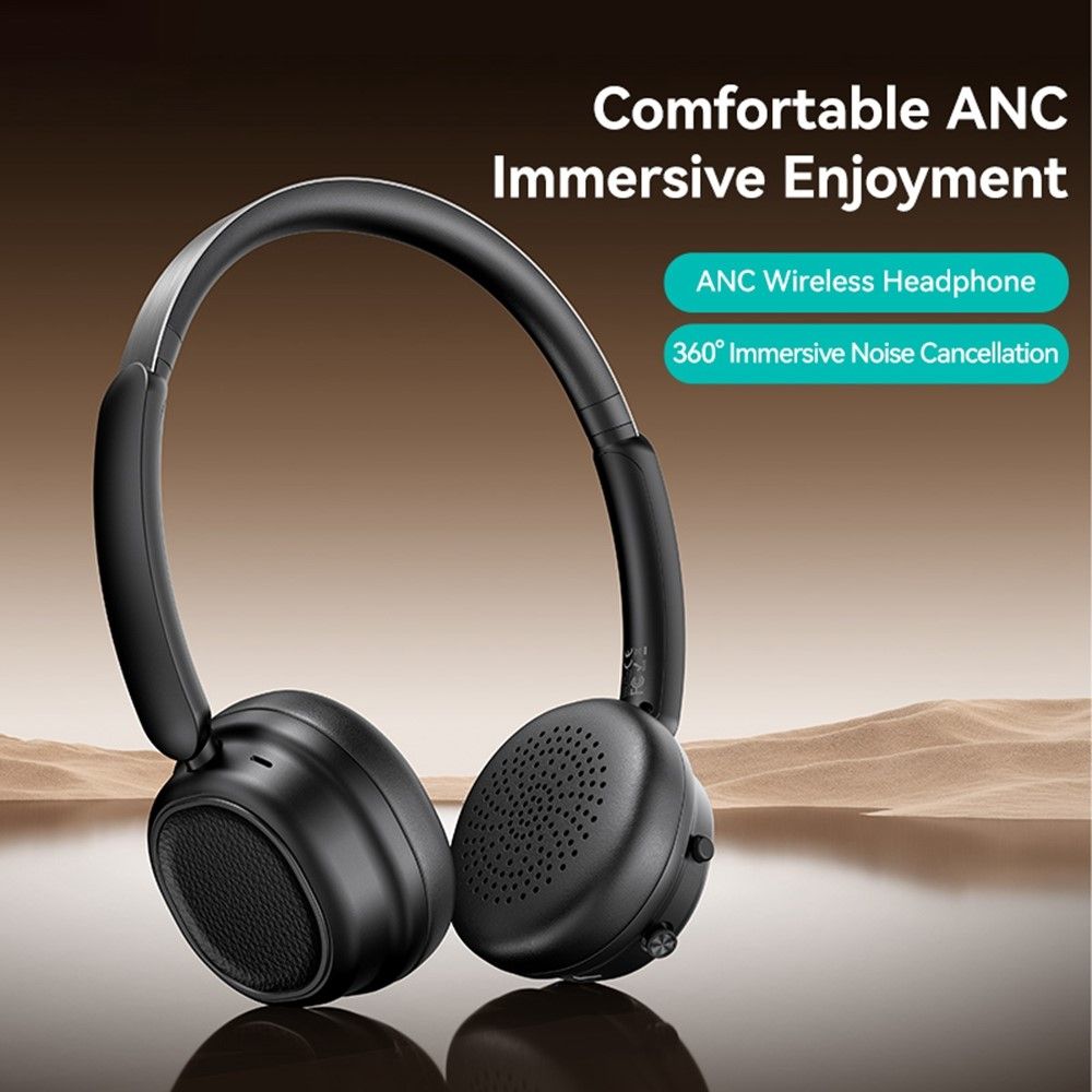 Tai Nghe Chụp Tai Bluetooth USAMS SR01 (Bluetooth v5.3, 350mAh, 40H, 360° ANC)
