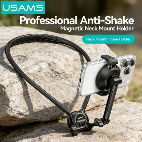 Giá Đỡ Điện Thoại Từ Tính Đeo Cổ USAMS JOY02 (For 4.7–7.2