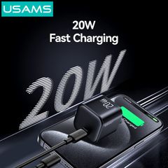 Củ Sạc Nhanh USAMS CC267 20W (GaN Charger)