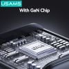 Củ Sạc Nhanh C+A USAMS CC270 30W (GaN Charger)