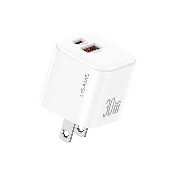 Củ Sạc Nhanh C+A USAMS CC270 30W (GaN Charger)