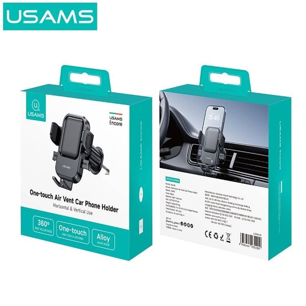 Giá Đỡ Điện Thoại Cho Ô Tô USAMS ZJ090 (Air Vent Version, For 4.5-6.9