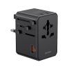 Củ Sạc Du Lịch Toàn Cầu Đa Năng USAMS CC334 T72 100W (3*Type-C + 1*USB-A ports, US/AU/UK/EU)