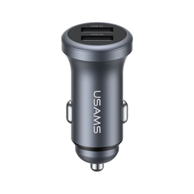 Tẩu Sạc Cho Ô Tô USAMS CC320 2.4A (2*USB-A Port)