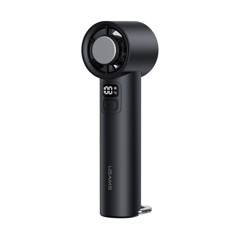 Quạt Mini Cầm Tay Sò Lạnh USAMS ZB361 7W (2000mAh, Digital Display, 14000RPM, 100-Speed Adjustment)