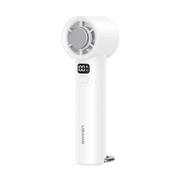 Quạt Mini Cầm Tay Sò Lạnh USAMS ZB361 7W (2000mAh, Digital Display, 14000RPM, 100-Speed Adjustment)