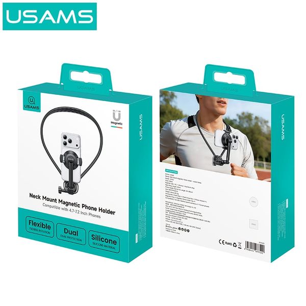 Giá Đỡ Điện Thoại Từ Tính Đeo Cổ USAMS JOY02 (For 4.7–7.2