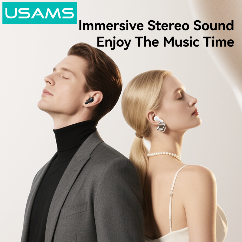 Tai Nghe Bluetooth TWS USAMS Echo E05 (Bluetooth v6.0, 3.5H, 3D Surround Stereo Sound, Low latency)