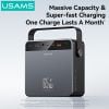Pin Dự Phòng USAMS CD270 80000mAh 65W (2*Type-C + 2*USB-A port, Digital Display)