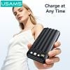 Pin Dự Phòng Kèm Cáp Type-C+Lightning+Micro USAMS CD273 10000mAh 10W (CCC / 3C Certification, LED Display)