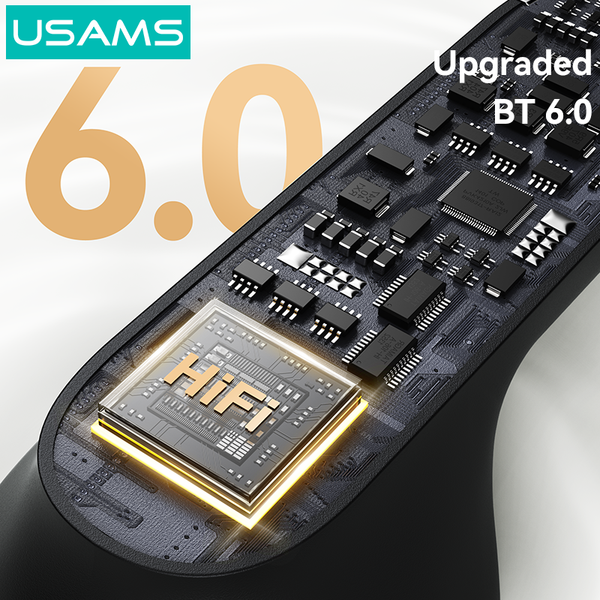 Tai Nghe Bluetooth TWS USAMS Echo E05 (Bluetooth v6.0, 3.5H, 3D Surround Stereo Sound, Low latency)