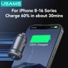 Tẩu Sạc Cho Ô Tô USAMS CC321 30W (1*Type-C Port)