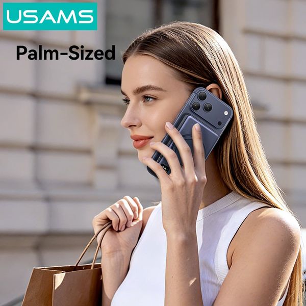 Pin Dự Phòng Không Dây USAMS CD269 10000mAh 22.5W (CCC / 3C Certification, 1*Type-C port, 15W Wireless Charging, Digital Display)