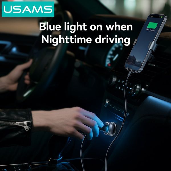 Tẩu Sạc Cho Ô Tô USAMS CC320 2.4A (2*USB-A Port)