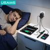 Củ Sạc Du Lịch Toàn Cầu Đa Năng USAMS CC334 T72 100W (3*Type-C + 1*USB-A ports, US/AU/UK/EU)