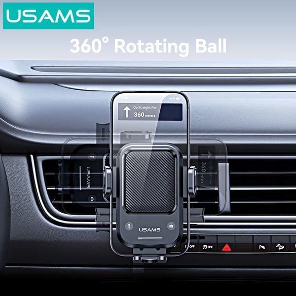 Giá Đỡ Điện Thoại Cho Ô Tô USAMS ZJ090 (Air Vent Version, For 4.5-6.9