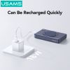 Pin Dự Phòng Không Dây USAMS CD269 10000mAh 22.5W (CCC / 3C Certification, 1*Type-C port, 15W Wireless Charging, Digital Display)