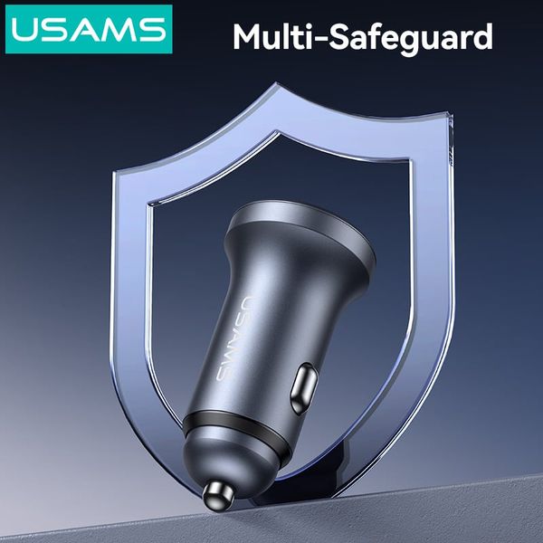 Tẩu Sạc Cho Ô Tô USAMS CC320 2.4A (2*USB-A Port)