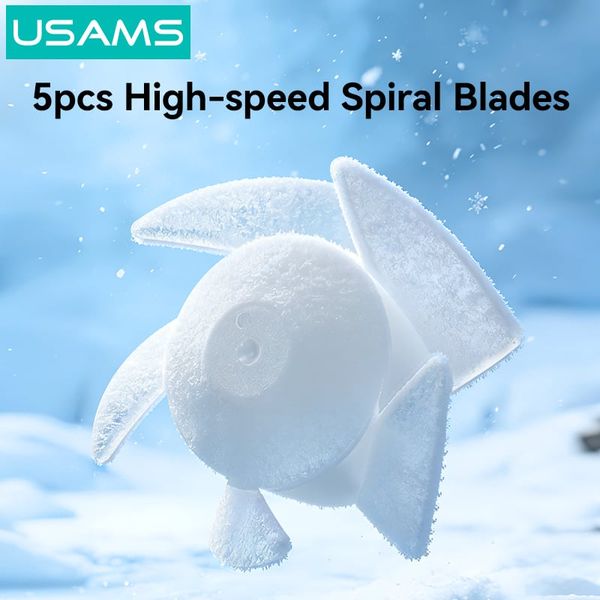 Quạt Mini Cầm Tay USAMS ICE01 3W (500mAh, 2H, 3-gears of Wind)