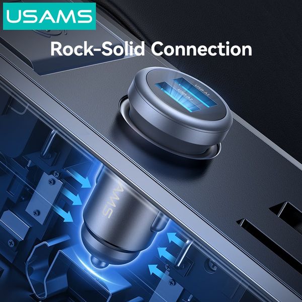 Tẩu Sạc Cho Ô Tô USAMS CC320 2.4A (2*USB-A Port)