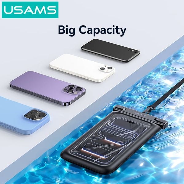Túi Chống Nước USAMS YD017 (7,.2 inch, IPX8, Detachable Lanyard)