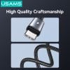 Cáp Sạc Nhanh C to 2C+Apple Watch Wireless Charger USAMS SJ785 72W (1.2m, 480Mbps)