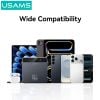 Pin Dự Phòng USAMS CD270 80000mAh 65W (2*Type-C + 2*USB-A port, Digital Display)
