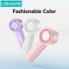 Quạt Mini Cầm Tay USAMS ICE01 3W (500mAh, 2H, 3-gears of Wind)